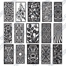 Panels Patterns And Scenes Decorative DXF SVG CDR EPS PNG AI P0220 ...