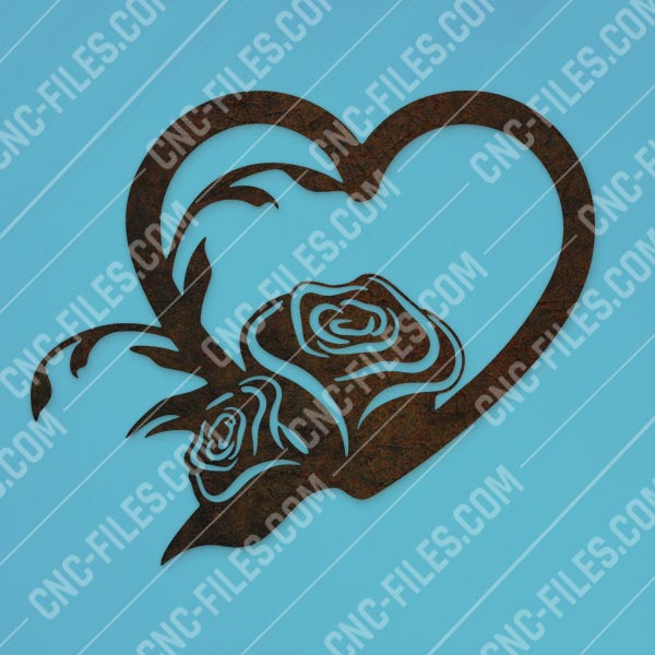 I Love You Text Heart Shape with Flowers Vector PNG vector in SVG, PDF, AI,  CDR format