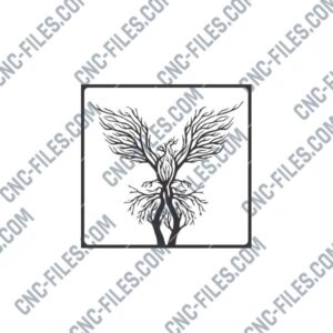 Phoenix DXF File for CNC Cutting