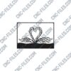 Tree Swan Wall Decor CNC File