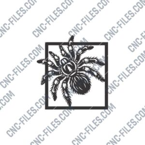 Spider Wall Decor for Halloween CNC Design